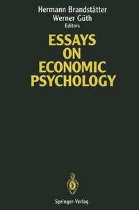 bokomslag Essays on Economic Psychology