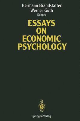 Essays on Economic Psychology 1