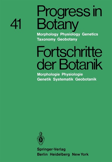 Heinz Ellenberg, Karl Esser, Klaus Kubitzki, Eberhard Schnepf, Hubert Ziegler - Progress in Botany / Fortschritte der Botanik, Häftad