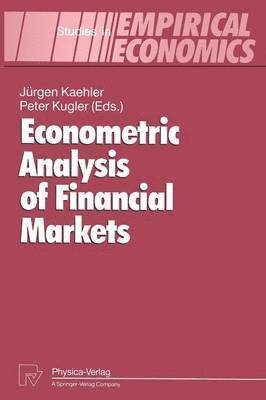 Econometric Analysis of Financial Markets 1