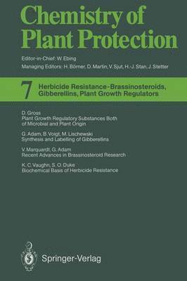 bokomslag Herbicide Resistance - Brassinosteroids, Gibberellins, Plant Growth Regulators