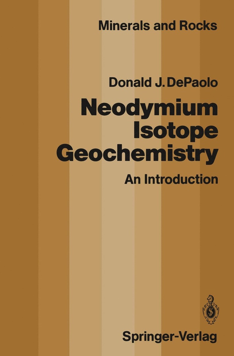 Neodymium Isotope Geochemistry 1