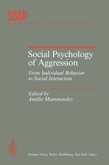 bokomslag Social Psychology of Aggression