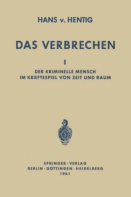 bokomslag Das Verbrechen I
