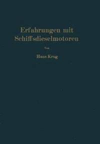 bokomslag Erfahrungen mit Schiffsdieselmotoren