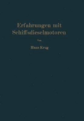 bokomslag Erfahrungen mit Schiffsdieselmotoren