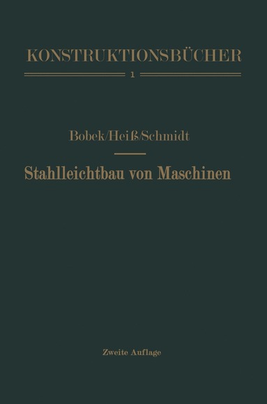 bokomslag Stahlleichtbau von Maschinen