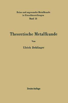 bokomslag Theoretische Metallkunde