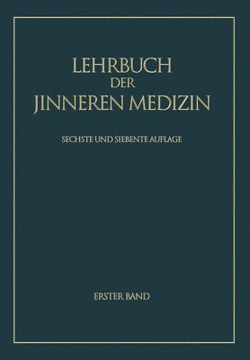 bokomslag Lehrbuch der inneren Medizin