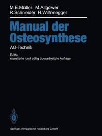 bokomslag Manual der OSTEOSYNTHESE