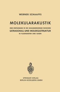 bokomslag Molekularakustik