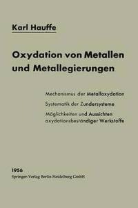 bokomslag Oxydation von Metallen und Metallegierungen