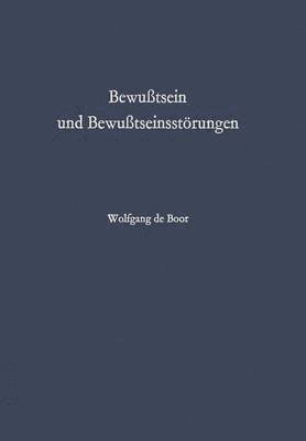 bokomslag Bewußtsein und Bewußtseinsstörungen