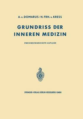 bokomslag Grundriss der Inneren Medizin