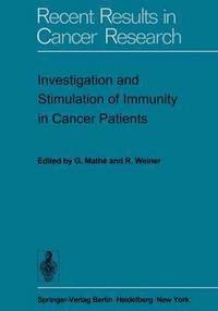 bokomslag Investigation and Stimulation of Immunity in Cancer Patients