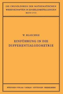 bokomslag Einführung in die Differentialgeometrie