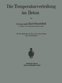 bokomslag Die Temperaturverteilung im Beton