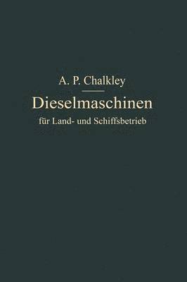 bokomslag Dieselmaschinen fr Land- und Schiffsbetrieb