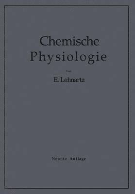 Einfhrung in die Chemische Physiologie 1