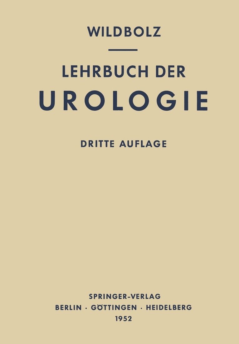 Lehrbuch der Urologie und der Chirurgischen Krankheiten der Mnnlichen Geschlechtsorgane 1