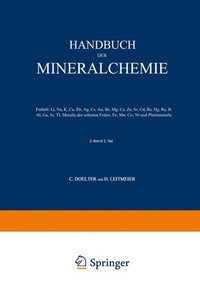 bokomslag Handbuch der Mineralchemie