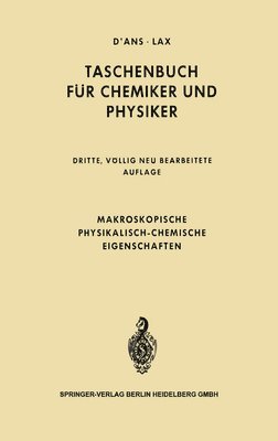 bokomslag Makroskopische physikalisch-chemische Eigenschaften