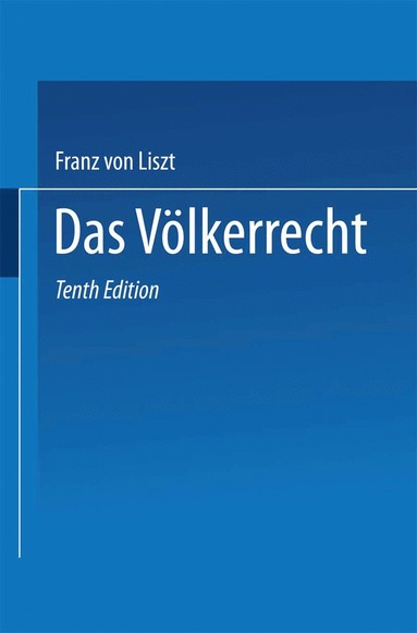 bokomslag Das Völkerrecht