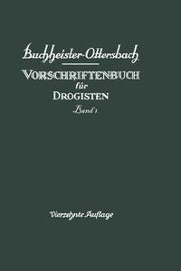 bokomslag Vorschriftenbuch fr Drogisten