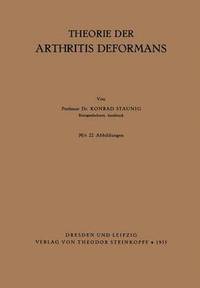 bokomslag Theorie der Arthritis Deformans