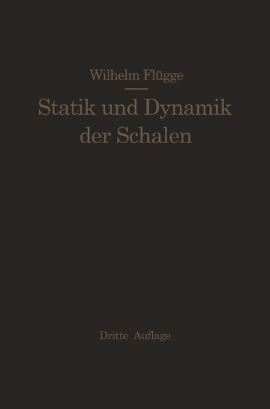 bokomslag Statik und Dynamik der Schalen