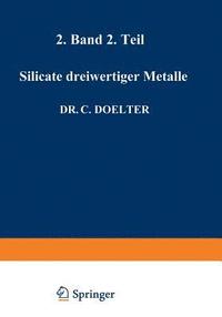 bokomslag Silicate dreiwertiger Metalle