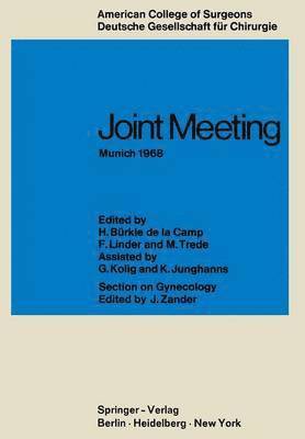 bokomslag Joint Meeting Munich 1968
