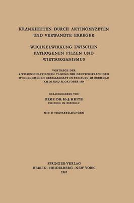 Krankheiten Durch Aktinomyzeten und Verwandte Erreger Wechselwirkung Zwischen Pathogenen Pilzen und Wirtsorganismus 1