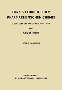 bokomslag Kurzes Lehrbuch der Pharmazeutischen Chemie