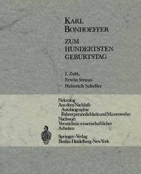 bokomslag Karl Bonhoeffer