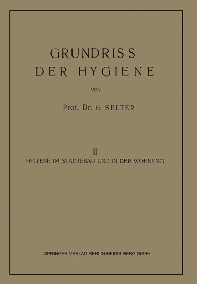 bokomslag Grundriss der Hygiene
