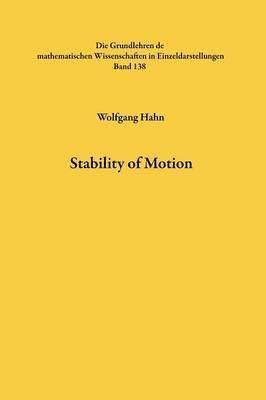 Stability of Motion 1