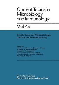 bokomslag Current Topics in Microbiology and Immunology