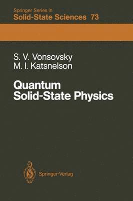 Quantum Solid-State Physics 1