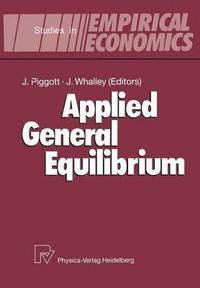 bokomslag Applied General Equilibrium