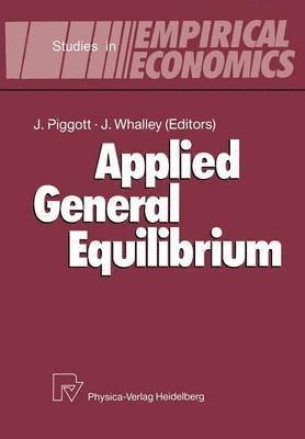 Applied General Equilibrium 1