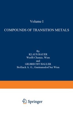 bokomslag Compounds of Transition Metals