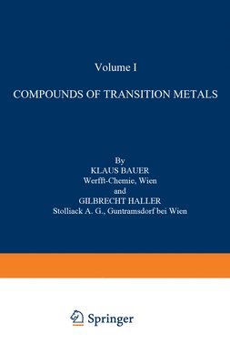 Compounds of Transition Metals 1