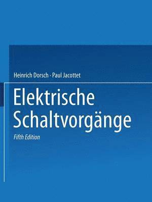 Rdenberg Elektrische Schaltvorgnge 1