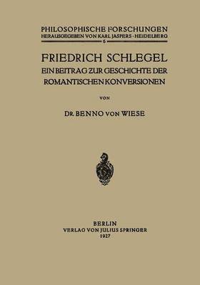 bokomslag Friedrich Schlegel