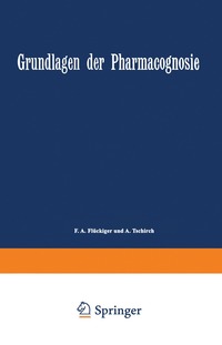 bokomslag Grundlagen der Pharmacognosie