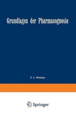 bokomslag Grundlagen der Pharmacognosie