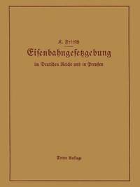 bokomslag Handbuch der Eisenbahngesetzgebung im Deutschen Reiche und in Preuen
