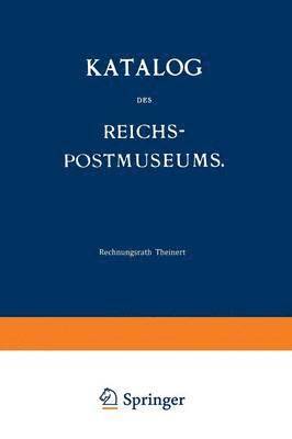 Katalog des Reichs-Postmuseums 1