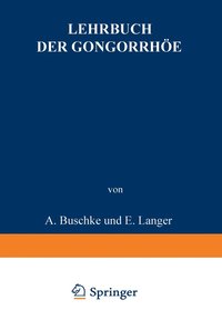 bokomslag Lehrbuch der Gonorrhe